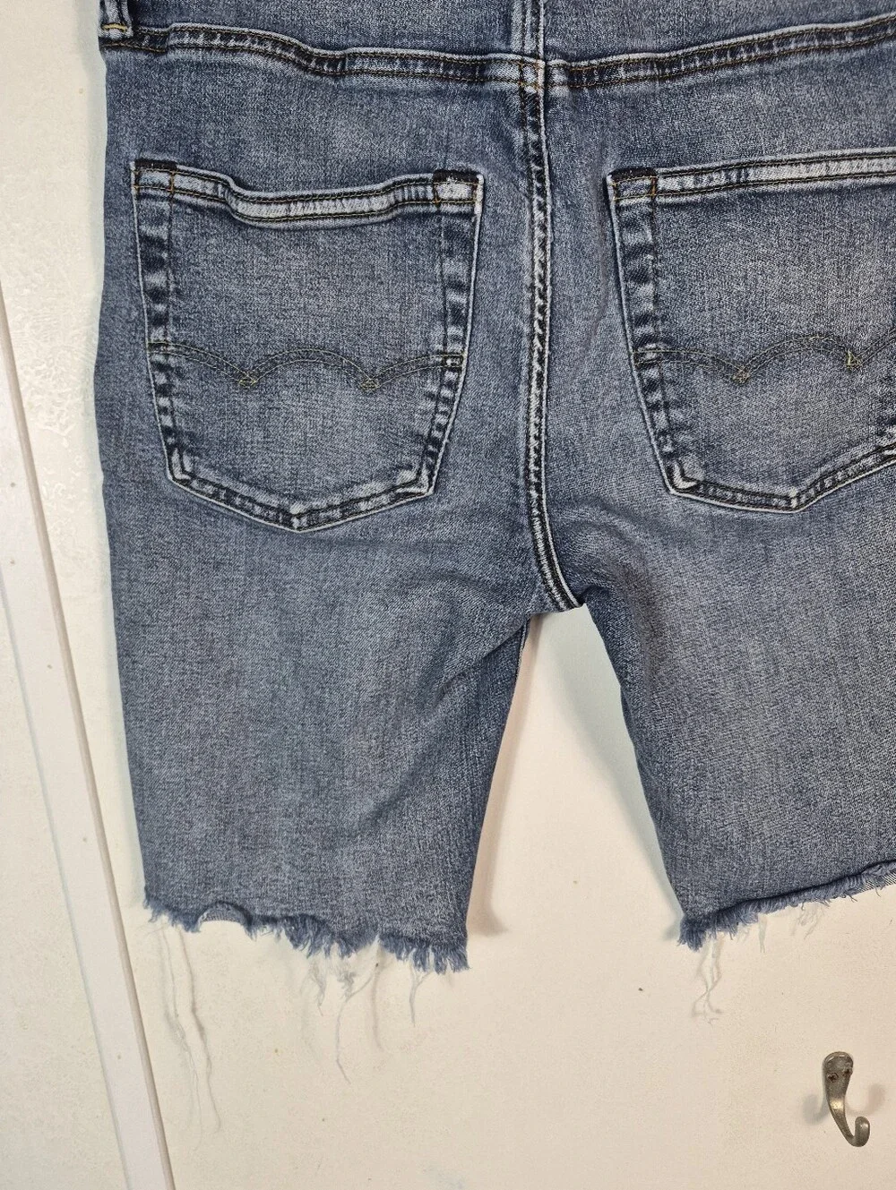 American Eagle Air Flex Denim Shorts Men's Size 30 Blue 9